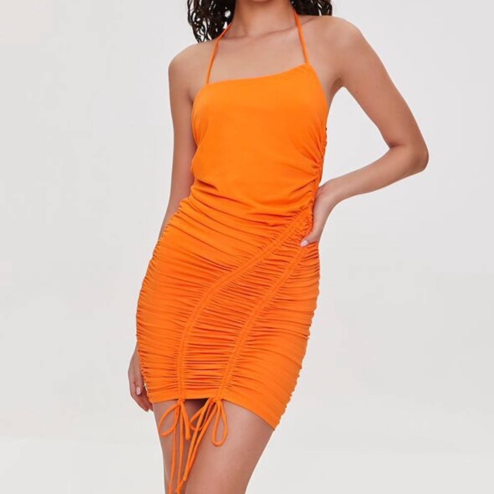 Mini Ruched Dress - Picture 2 of 5